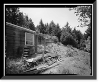 Mill Valley Air Force Station, Sewage Plant & Tanks, East of Ridgecrest Boulevard, Mount Tamalpais, Mill Valley vicinity, Marin County, CA - 2, Historic Print
