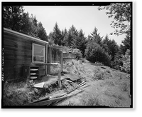 Mill Valley Air Force Station, Sewage Plant & Tanks, East of Ridgecrest Boulevard, Mount Tamalpais, Mill Valley vicinity, Marin County, CA - 2, Historic Print
