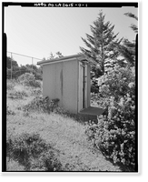 Historic Framed Print, Mill Valley Air Force Station, Explosive Storage, East of Ridgecrest Boulevard, Mount Tamalpais, Mill Valley vicinity, Marin County, CA,  17-7/8" x 21-7/8"
