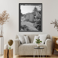 Historic Framed Print, Mill Valley Air Force Station, Explosive Storage, East of Ridgecrest Boulevard, Mount Tamalpais, Mill Valley vicinity, Marin County, CA,  17-7/8" x 21-7/8"