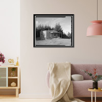 Mill Valley Air Force Station, Guard Building, East of Ridgecrest Boulevard, Mount Tamalpais, Mill Valley vicinity, Marin County, CA Classic, Antique Wall Art