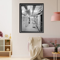 Historic Framed Print, Mill Valley Air Force Station, Operations Building & Annex, East of Ridgecrest Boulevard, Mount Tamalpais, Mill Valley vicinity, Marin County, CA - 2,  17-7/8" x 21-7/8"