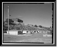 Historic Framed Print, Mill Valley Air Force Station, Military Family Housing, East of Ridgecrest Boulevard, Mount Tamalpais, Mill Valley vicinity, Marin County, CA - 6,  17-7/8" x 21-7/8"