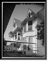 Historic Framed Print, Benjamin A. Breakey House, 1660 Rockwood Street, Los Angeles, Los Angeles County, CA - 6,  17-7/8" x 21-7/8"