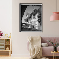 Historic Framed Print, Benjamin A. Breakey House, 1660 Rockwood Street, Los Angeles, Los Angeles County, CA - 6,  17-7/8" x 21-7/8"