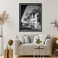 Historic Framed Print, Benjamin A. Breakey House, 1660 Rockwood Street, Los Angeles, Los Angeles County, CA - 6,  17-7/8" x 21-7/8"
