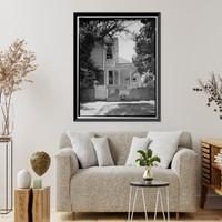 Historic Framed Print, Benjamin A. Breakey House, 1660 Rockwood Street, Los Angeles, Los Angeles County, CA - 9,  17-7/8" x 21-7/8"