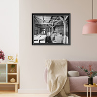 Historic Framed Print, Fort Baker, Storehouse, Near intersection of Breitung & Satterlee Roads, Sausalito vicinity, Marin County, CA - 8,  17-7/8" x 21-7/8"
