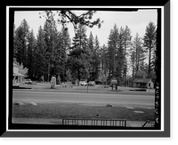 Camp Richardson Resort, Cord Cabin, U.S. Highway 89, 3 miles west of State Highway 50, South Lake Tahoe vicinity, El Dorado County, CA, Vintage Wall Art
