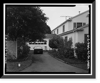 Oakland Naval Supply Center, Commanding Officers Residences, Between E & F Streets, West of Fourth Street, Oakland, Alameda County, CA - 6, Vintage Poster
