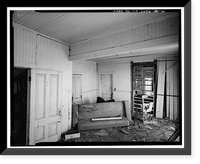 Historic Framed Print, Hudson-Cippa-Wolf Ranch, Main House, Sorento Road, Sacramento, Sacramento County, CA - 6,  17-7/8" x 21-7/8"