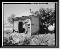Historic Framed Print, Hudson-Cippa-Wolf Ranch, Bunkhouse, Sorento Road, Sacramento, Sacramento County, CA - 2,  17-7/8" x 21-7/8"