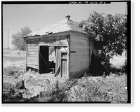 Historic Framed Print, Hudson-Cippa-Wolf Ranch, Bunkhouse, Sorento Road, Sacramento, Sacramento County, CA - 2,  17-7/8" x 21-7/8"