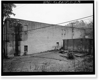 Historic Framed Print, Winehaven, Storage Cellar & Fermentation Room, Point Molate Naval Fuel Depot, Richmond, Contra Costa County, CA - 7,  17-7/8" x 21-7/8"