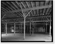 Historic Framed Print, Winehaven, Storage Cellar & Fermentation Room, Point Molate Naval Fuel Depot, Richmond, Contra Costa County, CA - 9,  17-7/8" x 21-7/8"