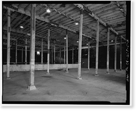 Historic Framed Print, Winehaven, Storage Cellar & Fermentation Room, Point Molate Naval Fuel Depot, Richmond, Contra Costa County, CA - 10,  17-7/8" x 21-7/8"