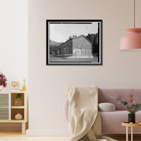 Historic Framed Print, Winehaven, Workshop, Point Molate Naval Fuel Depot, Richmond, Contra Costa County, CA - 3,  17-7/8" x 21-7/8"