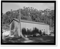 Historic Framed Print, Winehaven, Workshop, Point Molate Naval Fuel Depot, Richmond, Contra Costa County, CA - 4,  17-7/8" x 21-7/8"