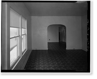 Historic Framed Print, Winehaven, Elongated Three-Bedroom-Plan Residence, Point Molate Naval Fuel Depot, Richmond, Contra Costa County, CA - 8,  17-7/8" x 21-7/8"