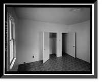 Historic Framed Print, Winehaven, Elongated Three-Bedroom-Plan Residence, Point Molate Naval Fuel Depot, Richmond, Contra Costa County, CA - 10,  17-7/8" x 21-7/8"