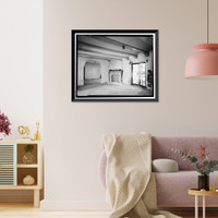 Historic Framed Print, Mission Motel, Office, 9235 MacArthur Boulevard, Oakland, Alameda County, CA - 4,  17-7/8" x 21-7/8"