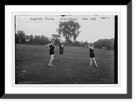 Historic Framed Print, Valentine Tessier, Miss Copeau, Jane Lory,  17-7/8" x 21-7/8"