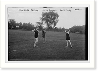 Historic Framed Print, Valentine Tessier, Miss Copeau, Jane Lory,  17-7/8" x 21-7/8"