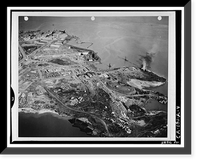 Hunters Point Naval Shipyard, Drydock No. 4, San Francisco, San Francisco County, CA - 4, Vintage Print