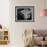 Historic Framed Print, Hunters Point Naval Shipyard, Drydock No. 4, San Francisco, San Francisco County, CA - 6,  17-7/8" x 21-7/8"