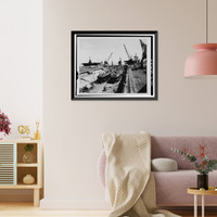 Hunters Point Naval Shipyard, Drydock No. 4, San Francisco, San Francisco County, CA - 14, Vintage Wall Art