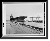Historic Framed Print, Hunters Point Naval Shipyard, Drydock No. 4, San Francisco, San Francisco County, CA - 20,  17-7/8" x 21-7/8"