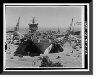 Hunters Point Naval Shipyard, Drydock No. 4, San Francisco, San Francisco County, CA - 23, Antique Poster