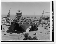 Hunters Point Naval Shipyard, Drydock No. 4, San Francisco, San Francisco County, CA - 23, Antique Poster