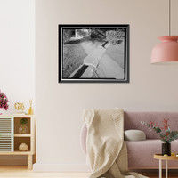 Historic Framed Print, Presidio of Monterey, Soldier Field, Monterey, Monterey County, CA - 9,  17-7/8" x 21-7/8"