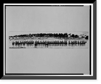 Historic Framed Print, Presidio of Monterey, Soldier Field, Monterey, Monterey County, CA - 14,  17-7/8" x 21-7/8"