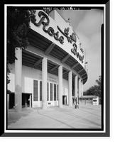 Historic Framed Print, Rose Bowl Stadium, 1001 Rose Bowl Drive, Pasadena, Los Angeles County, CA,  17-7/8" x 21-7/8"