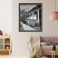 Historic Framed Print, Rose Bowl Stadium, 1001 Rose Bowl Drive, Pasadena, Los Angeles County, CA - 3,  17-7/8" x 21-7/8"