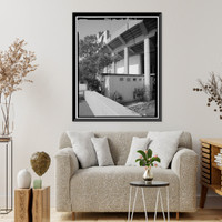 Historic Framed Print, Rose Bowl Stadium, 1001 Rose Bowl Drive, Pasadena, Los Angeles County, CA - 3,  17-7/8" x 21-7/8"