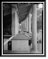 Historic Framed Print, Rose Bowl Stadium, 1001 Rose Bowl Drive, Pasadena, Los Angeles County, CA - 8,  17-7/8" x 21-7/8"