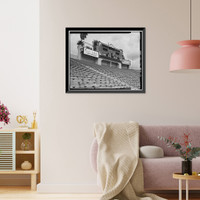 Historic Framed Print, Rose Bowl Stadium, 1001 Rose Bowl Drive, Pasadena, Los Angeles County, CA - 17,  17-7/8" x 21-7/8"