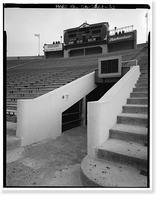 Historic Framed Print, Rose Bowl Stadium, 1001 Rose Bowl Drive, Pasadena, Los Angeles County, CA - 23,  17-7/8" x 21-7/8"