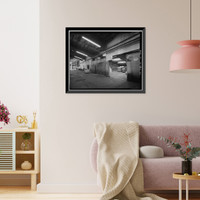 Historic Framed Print, Rose Bowl Stadium, 1001 Rose Bowl Drive, Pasadena, Los Angeles County, CA - 62,  17-7/8" x 21-7/8"