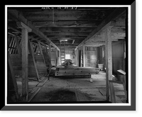 Historic Framed Print, Butt Valley Dam, Gate Tender's Barn, Butt Valley Reservoir Road, Caribou vicinity, Plumas County, CA - 5,  17-7/8" x 21-7/8"