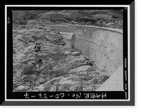 Historic Framed Print, Bluebird Dam, On Ouzel Creek 7 miles west of Allenspark, Allenspark vicinity, Boulder County, CO - 7,  17-7/8" x 21-7/8"