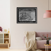 Historic Framed Print, Bluebird Dam, On Ouzel Creek 7 miles west of Allenspark, Allenspark vicinity, Boulder County, CO - 7,  17-7/8" x 21-7/8"