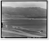 Twin Lakes Dam & Outlet Works, Beneath Twin Lakes Reservoir, T11S, R80W, S22, Twin Lakes vicinity, Lake County, CO, Antique Poster