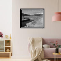 Twin Lakes Dam & Outlet Works, Beneath Twin Lakes Reservoir, T11S, R80W, S22, Twin Lakes vicinity, Lake County, CO - 4, Antique Wall Art