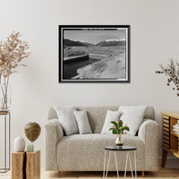 Twin Lakes Dam & Outlet Works, Beneath Twin Lakes Reservoir, T11S, R80W, S22, Twin Lakes vicinity, Lake County, CO - 4, Antique Wall Art