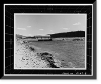 Twin Lakes Dam & Outlet Works, Beneath Twin Lakes Reservoir, T11S, R80W, S22, Twin Lakes vicinity, Lake County, CO - 8, Vintage Print