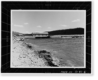 Twin Lakes Dam & Outlet Works, Beneath Twin Lakes Reservoir, T11S, R80W, S22, Twin Lakes vicinity, Lake County, CO - 8, Vintage Print